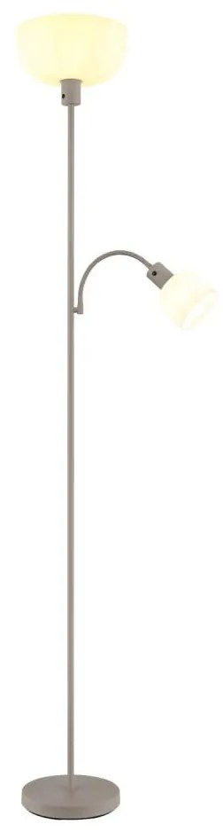 Globo 59947S - Lampa podłogowa HINTON 1xE27/40W/230V + 1xE14/25W