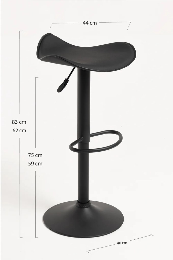 Taburete Rox Black