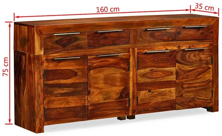 Drewniana komoda w stylu vintage R6-A77