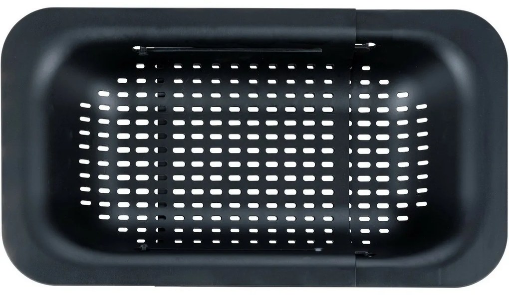 Wenko Ociekacz teleskopowy do zlewu Sivo 36,5-50 cm, czarny