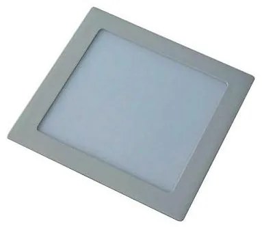 Oprawa wpuszczana LED//18W/230V 22,5x22,5 cm szara