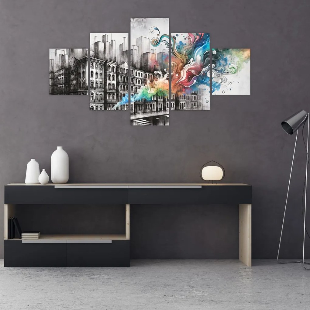 Obraz - Przemysłowe życie (125x70 cm)