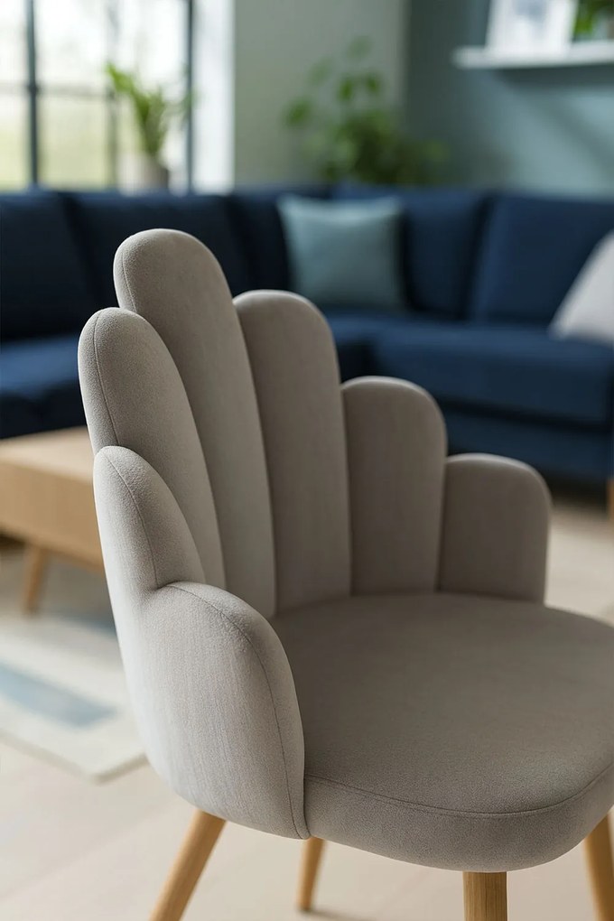 Rcznie aksamitne krzeso