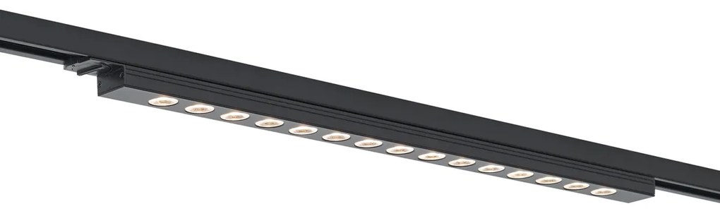 Modern Black Ceiling Lamp for 1-Phase Track System 15W 1170 lm 3000K - Iconic Tsiri