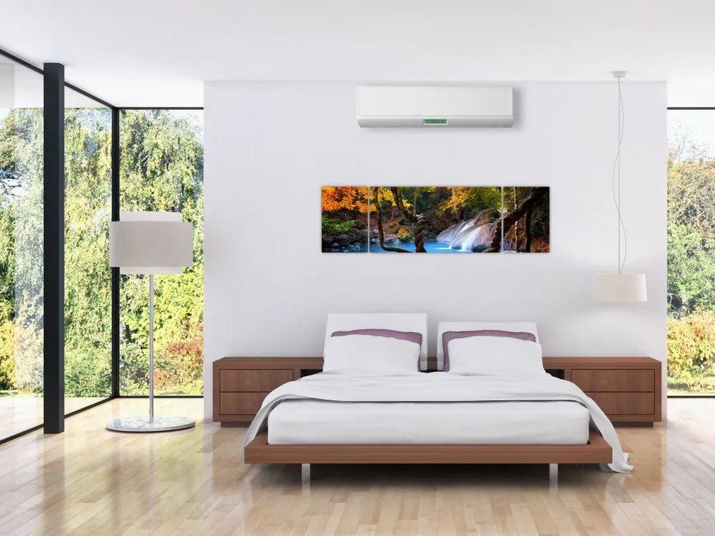 Obraz - Wodospady w Azji (170x50 cm)