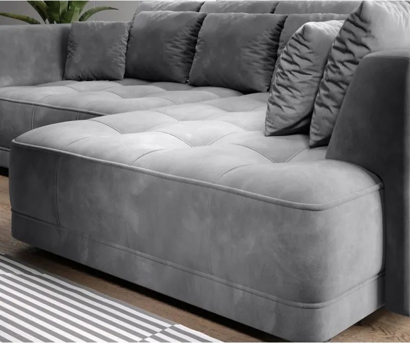 Narożnik TIGA BOX z funkcją spania z elektryczną regulacją siedziska WERSAL