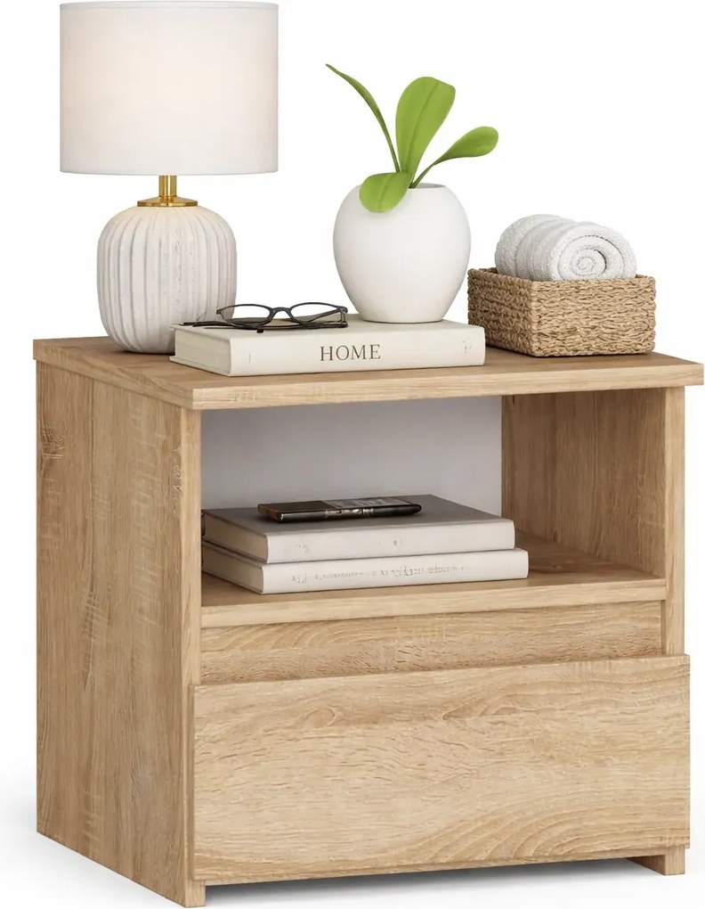 Szafka skandynawska nocna sonoma dąb F3-Z97