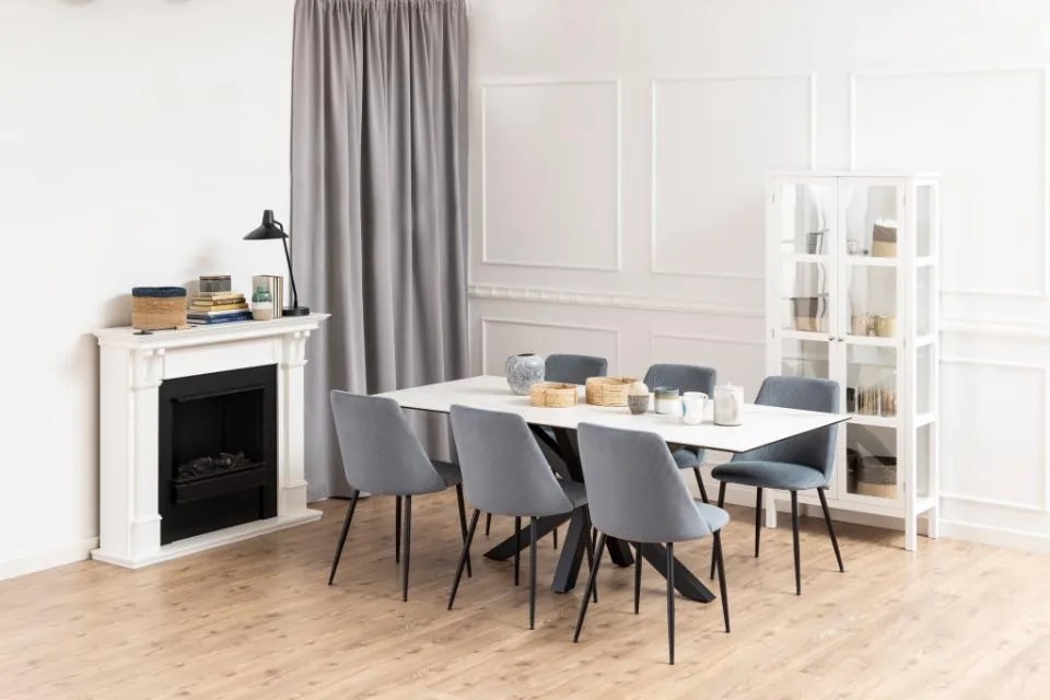 Biały stół z ceramicznym blatem Heaven 200x100