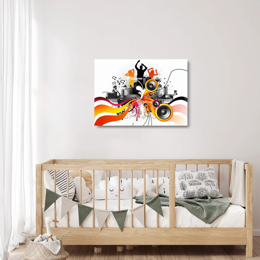 Obraz na szkle - Muzyka (70x50 cm)