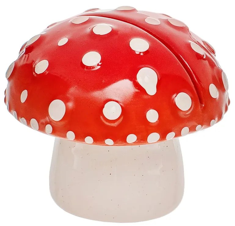 Czerwony kamienny stojak na zdjęcia 7x6 cm Mushroom – Sass &amp; Belle