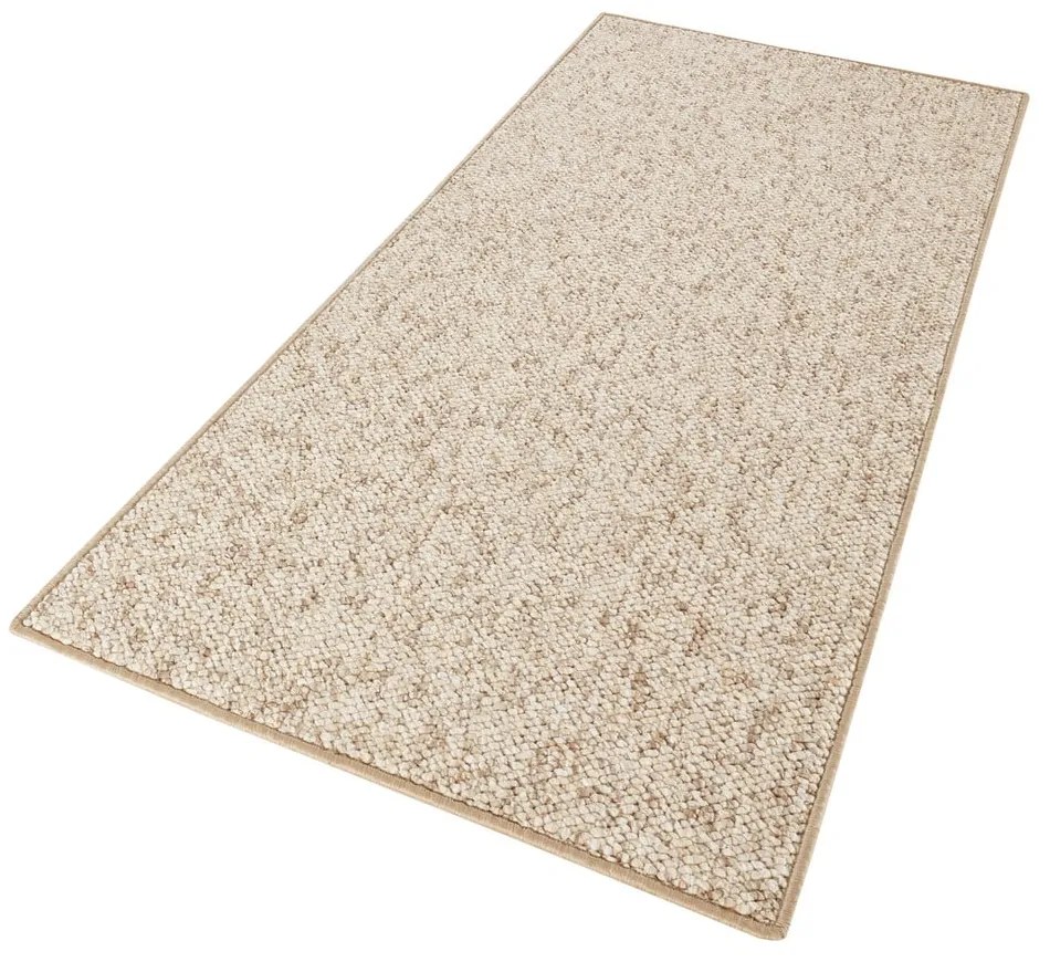 Jasnobrązowy chodnik 80x300 cm Wolly – BT Carpet