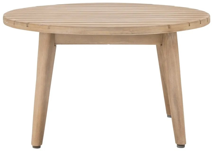 Okrągły stolik z litego drewna akacjowego w naturalnym kolorze ø 64 cm Sorrento – Bloomingville