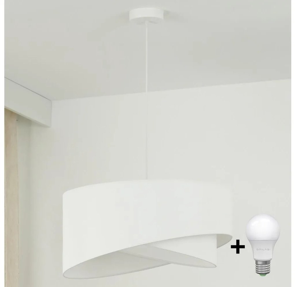 Brilagi - LED Żyrandol na lince LYRA 1xE27/15W/230V biały