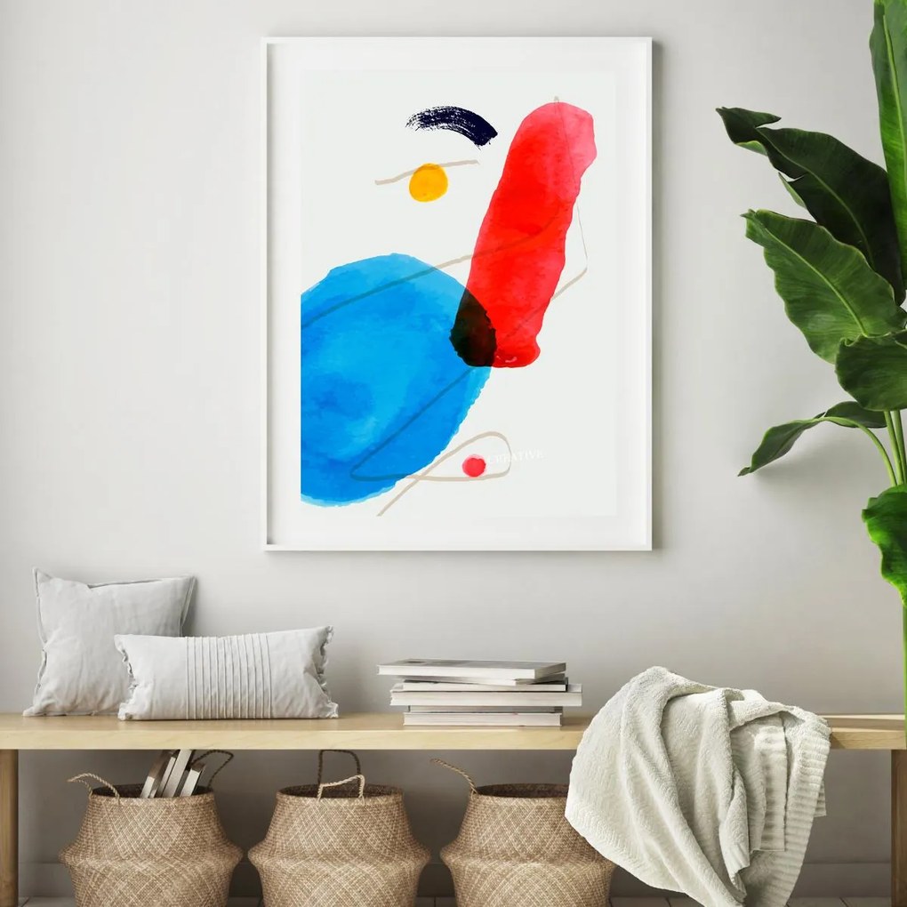 Plakat - Artystyczna abstrakcja (A4)