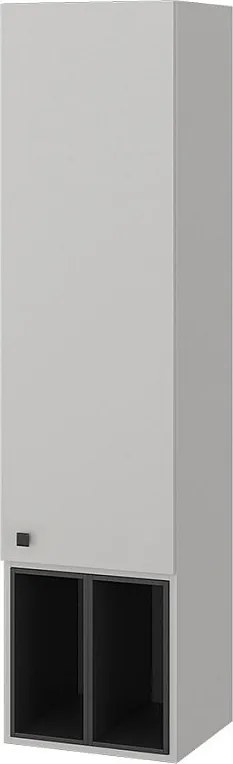 Szafka łazienkowa szary 37.5x35x150 gerta