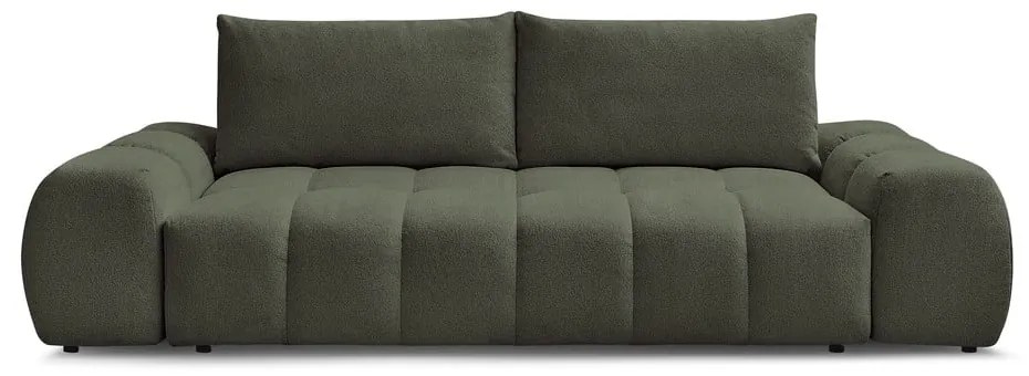 Zielona sofa z tkaniny szenilowej 278 cm Everest – Bobochic Paris