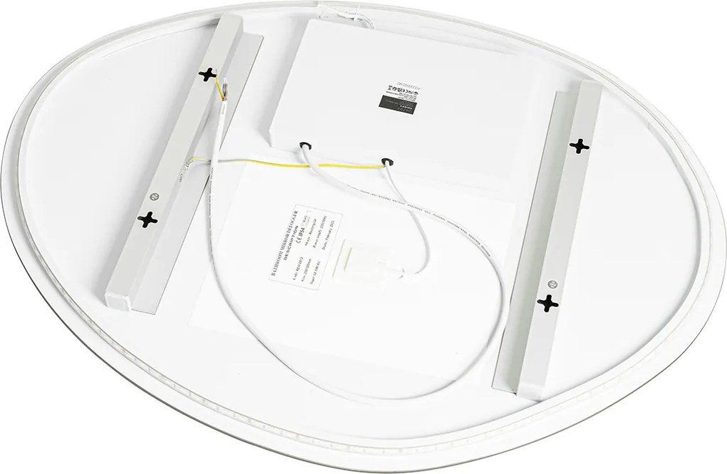 Lustro łazienkowe 80 cm z LED, 3-stopniowe ściemnianie dotykowe - Biba