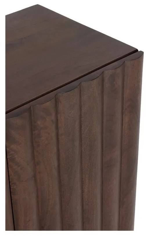 Brązowa komoda z litego drewna mango 160x80x40 cm Tamira – MOME