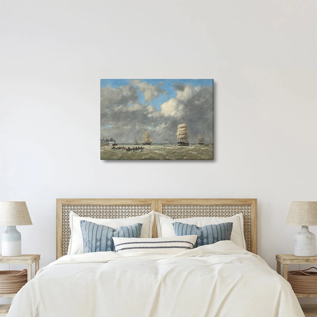 Obraz - Eugène Boudin, Le Havre, reprodukcje (70x50 cm)