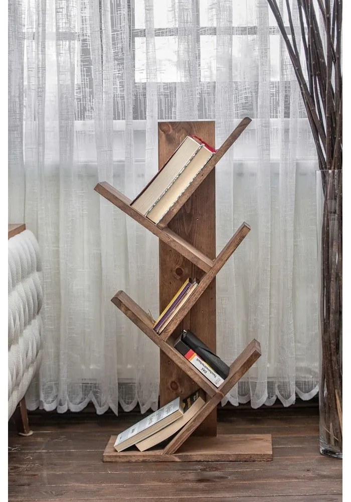 Regał w dekorze orzecha 35x90 cm Cemo – Kalune Design