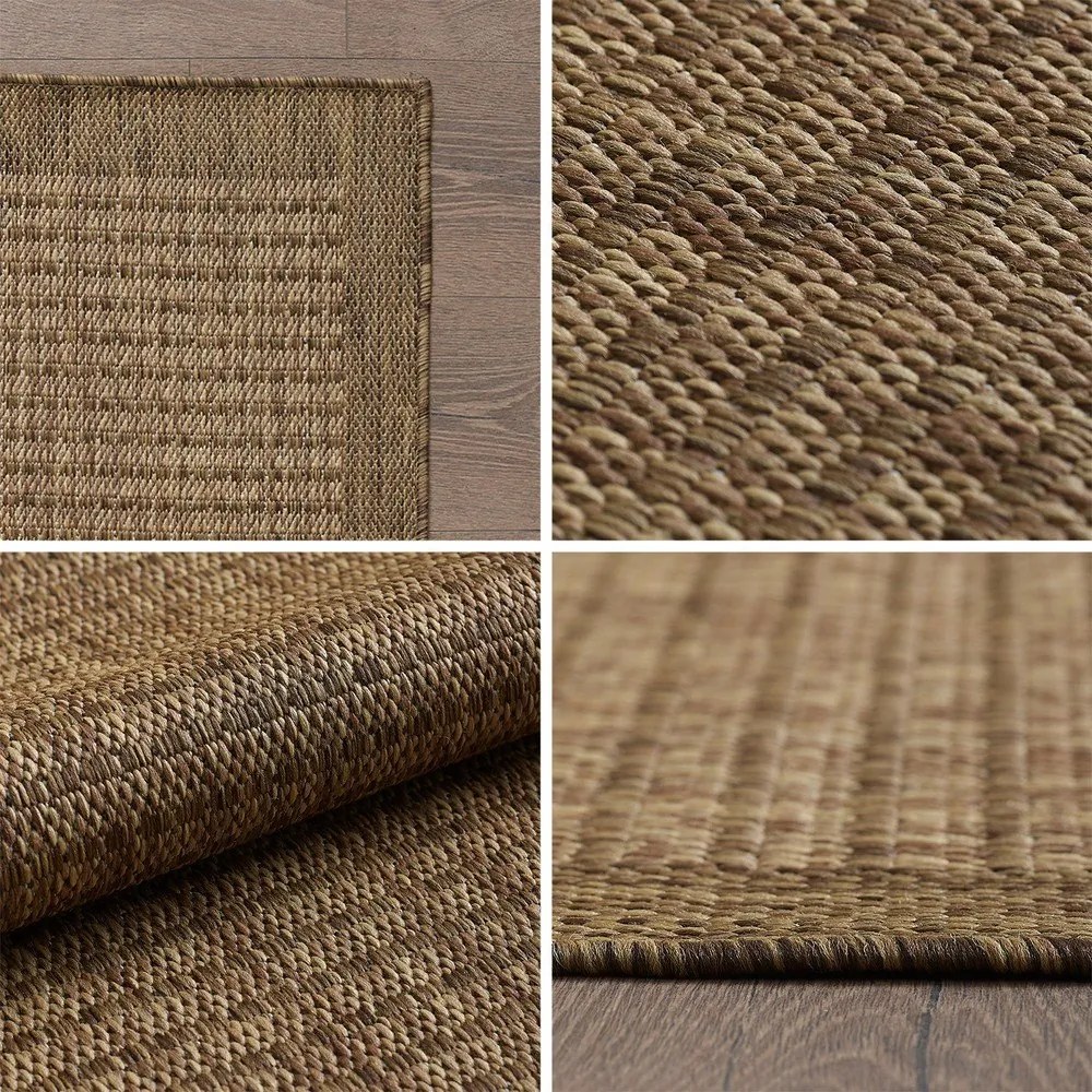 Okrągły dywan odpowiedni na zewnątrz w naturalnym kolorze ø 200 cm Giza 1410 – Ayyildiz Carpets