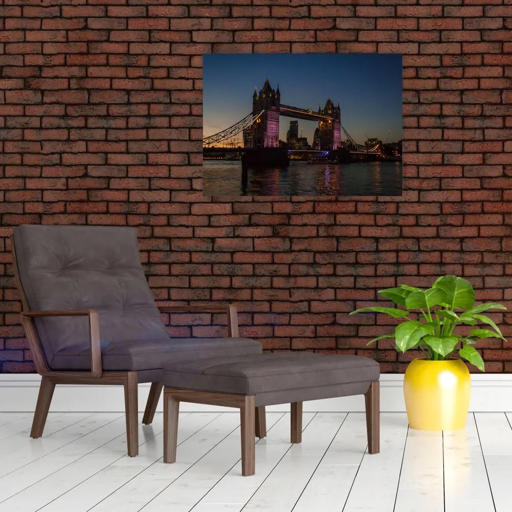 Obraz na szkle - Tower bridge (70x50 cm)