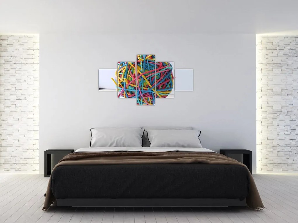 Obraz gumek (125x70 cm)