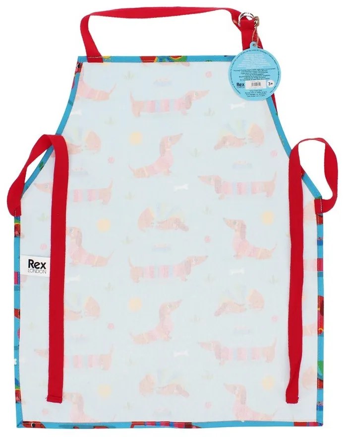 Bawełniany fartuszek dziecięcy Sunny Sausage Dog – Rex London