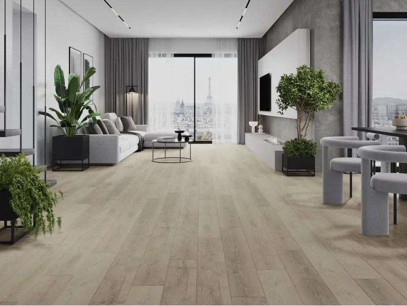Mexen Parker panele winylowe 1240 x 182 mm SPC 6,5 mm, podkład IXPE 1,5 mm, 4 V-Fuga, Dąb - F1015-1240-182-505-4V1-01