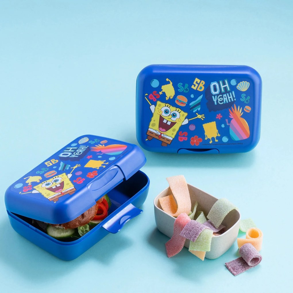 Śniadaniówka z dodatkowym pojemniczkiem Candy L SpongeBob, KOZIOL