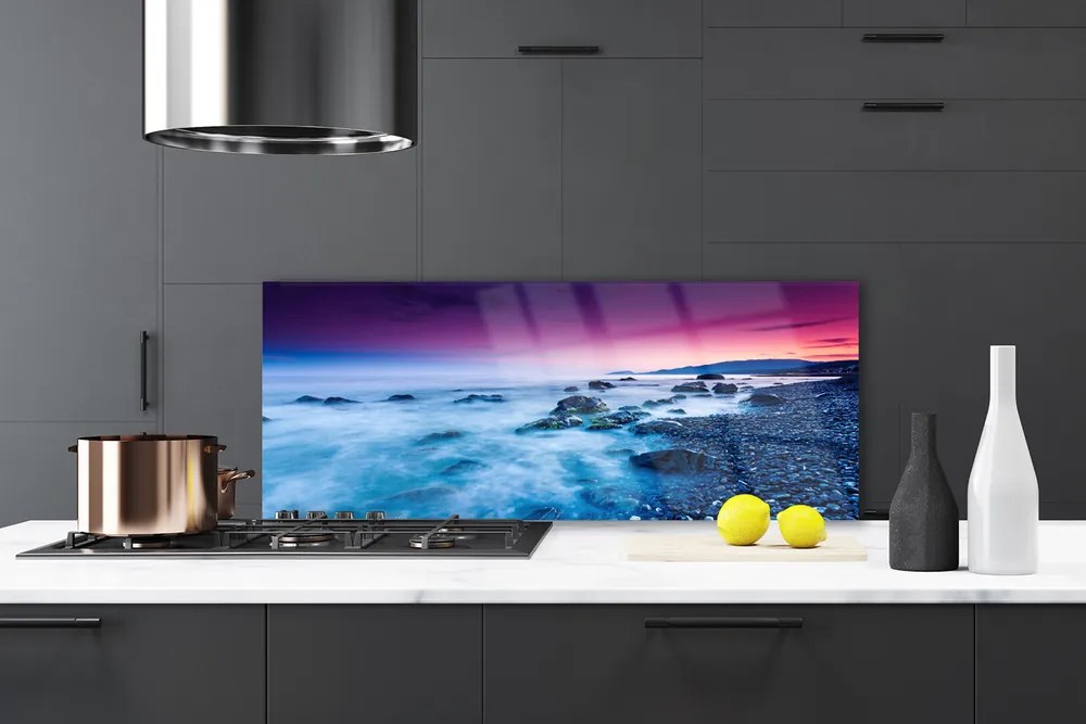 Szkło nad Blatem Złoty Piasek I Ocean