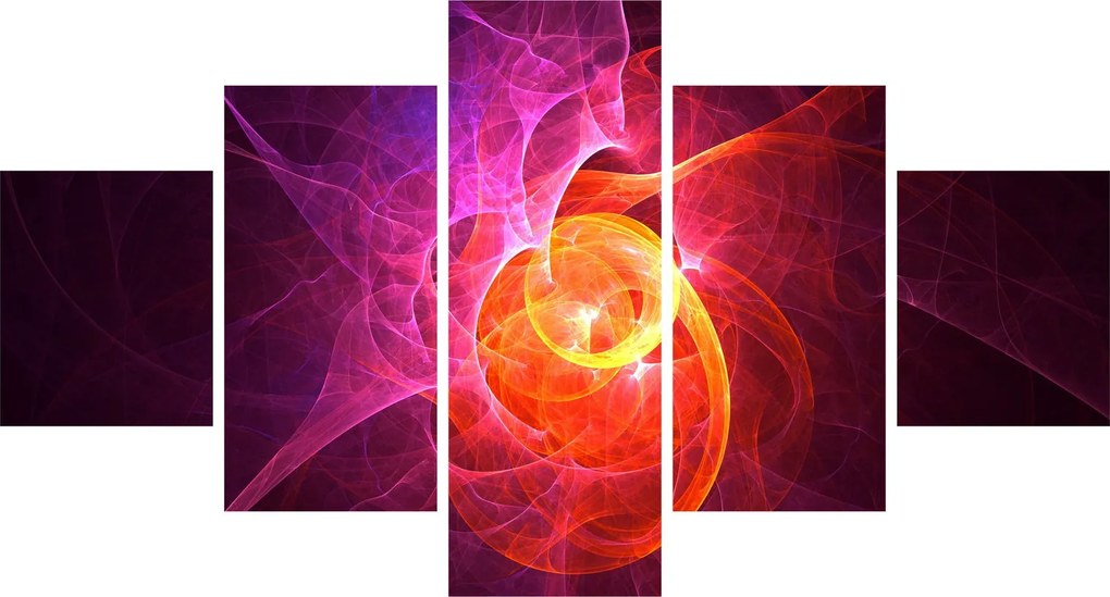 Nowoczesny abstrakcyjny obraz (125x70 cm)