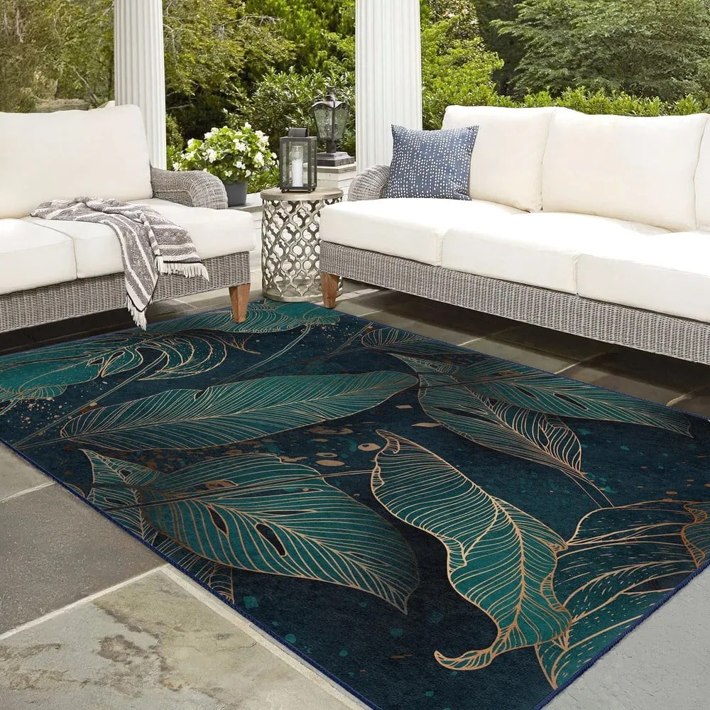 Morski dywan odpowiedni do prania 120x180 cm Midnight Jungle – Mila Home