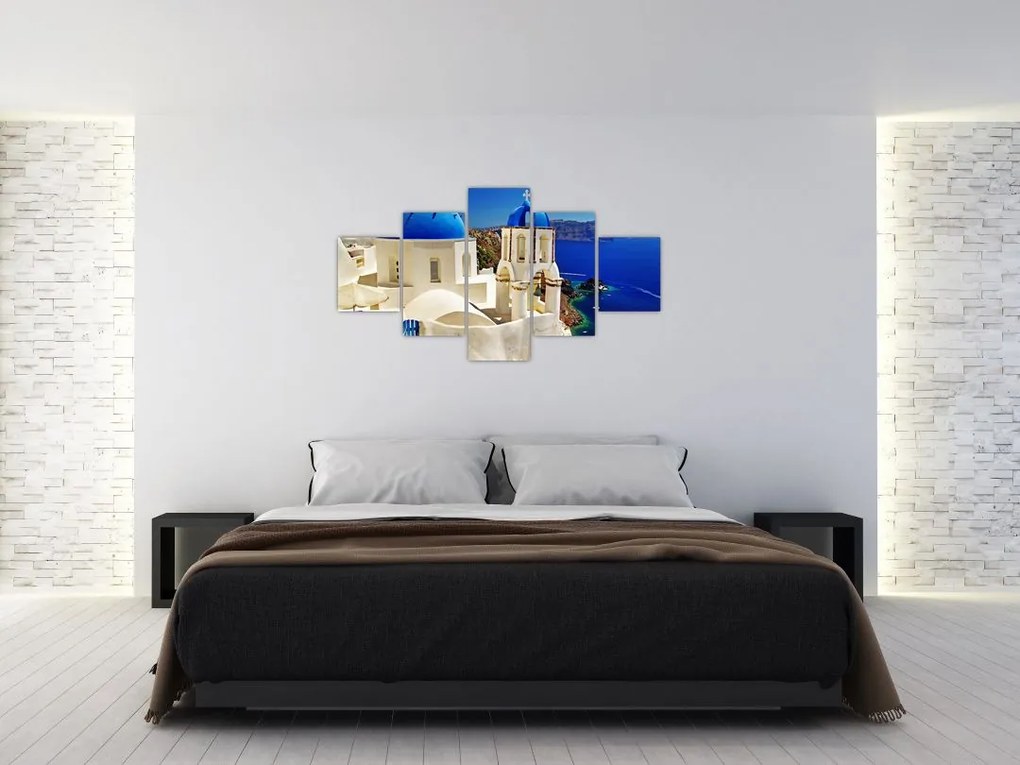 Obraz - Santorini, Grecja (125x70 cm)