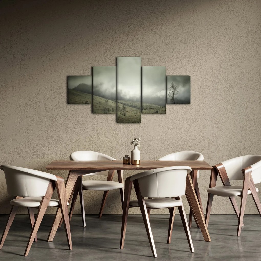 Obraz krajobrazu przed burzą (125x70 cm)