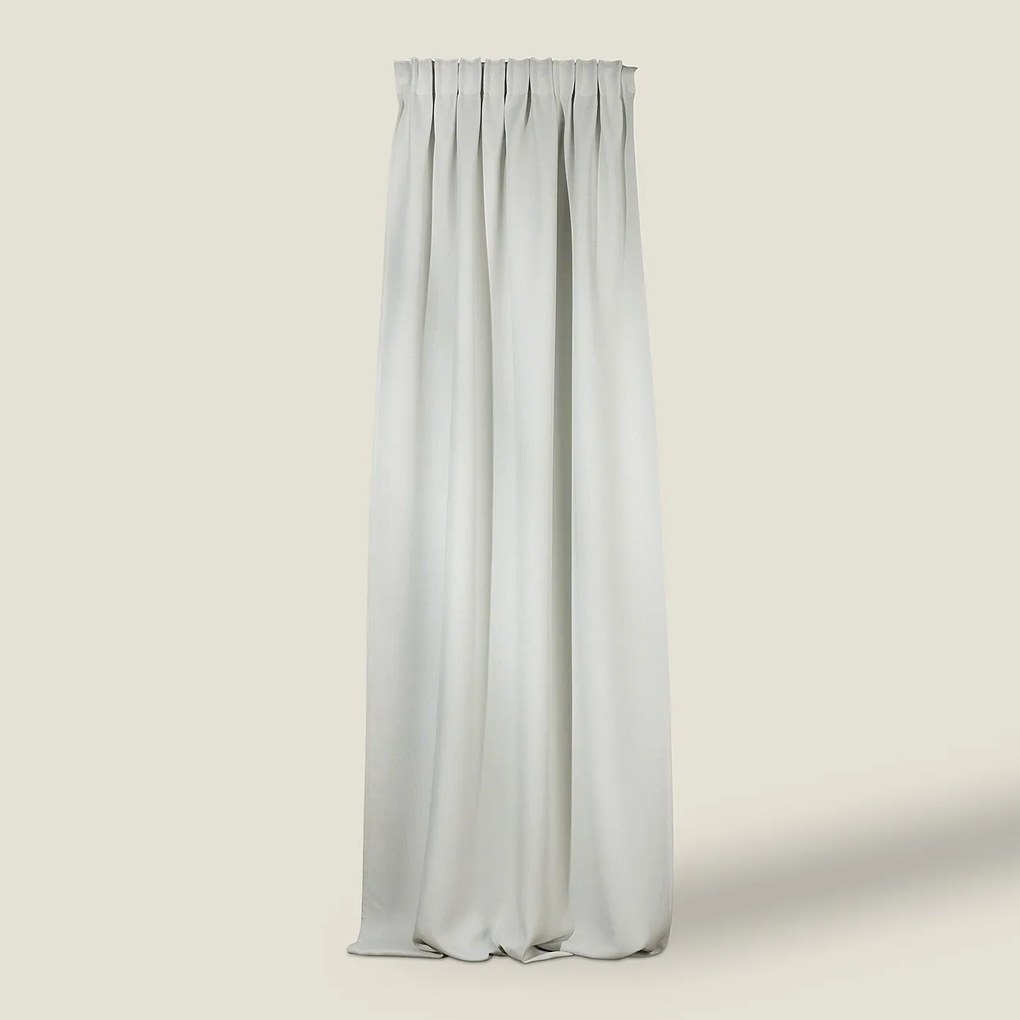 Zasłona zaciemniająca na taśmie marszczącej blackout strukturalny biały 140 x 280 cm 1 szt.