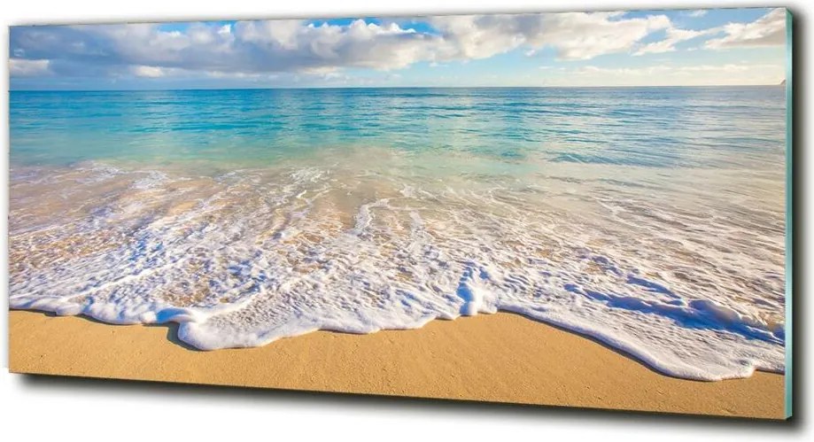 Foto obraz szkło hartowane Hawajska plaża
