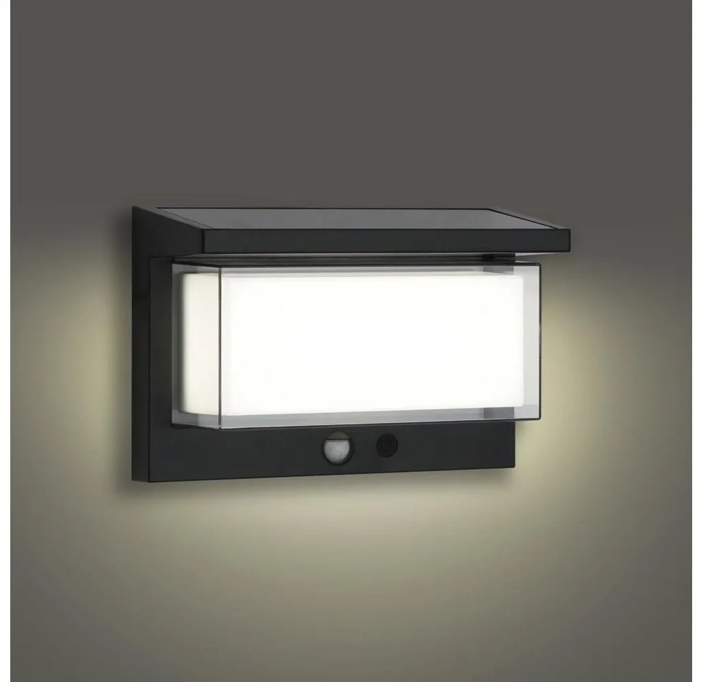 Brilagi - LED solární svítidlo SUN LUME LED/10W/3,7V 4000mAh IP44 s čidlem