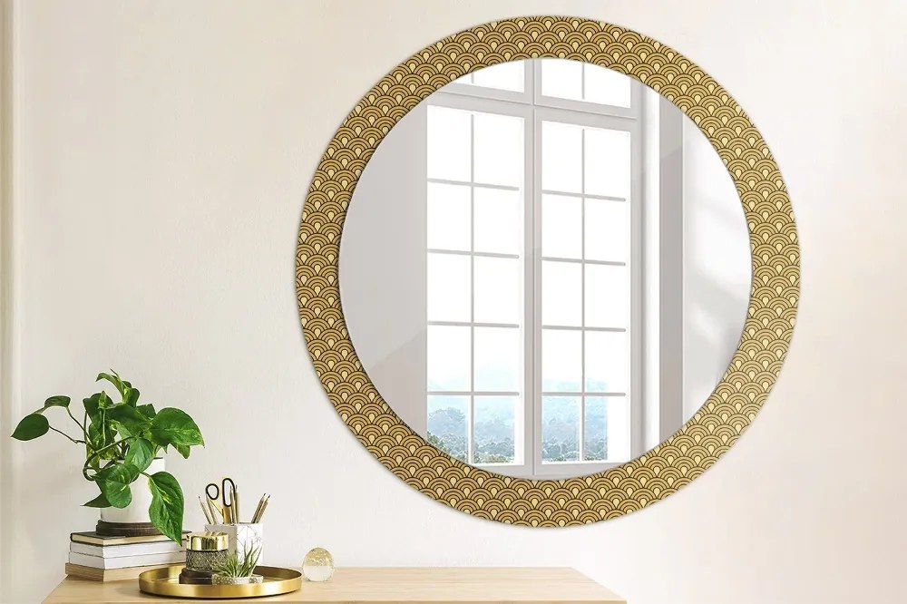 Deco vintage Lustro dekoracyjne okrągłe