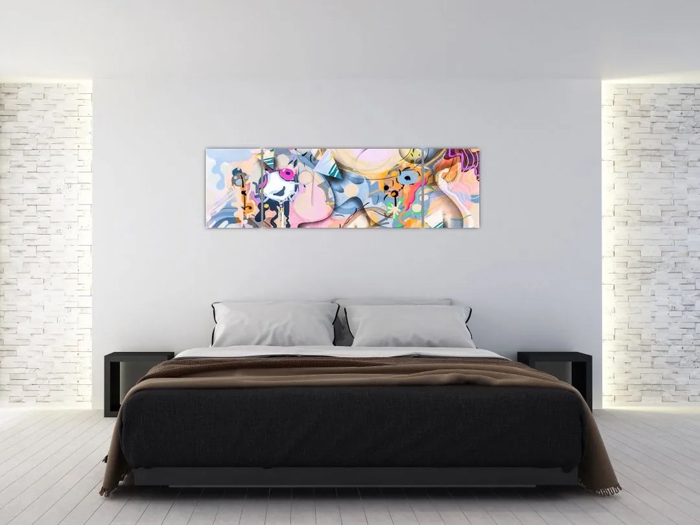 Obraz - Abstrakcja bajki (170x50 cm)