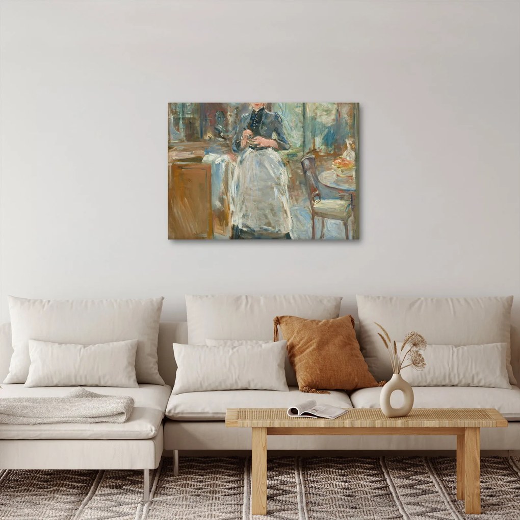 Obraz - Berthe Morisoti, In the Dining Room, reprodukcje (70x50 cm)