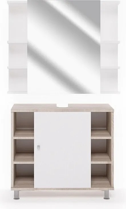 Zestaw mebli łazienkowych sonoma 60x32x54 fynn