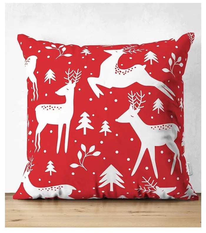 Zestaw 4 świątecznych poszewek na poduszki i bieżnika Minimalist Cushion Covers Joy