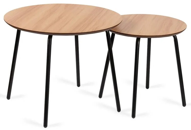 Okrągłe stoliki zestaw 2 szt. ø 55 cm Luke – Bonami Essentials