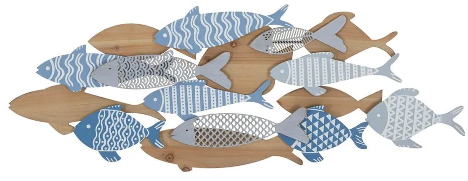 Metalowa dekoracja ścienna 91x33,5 cm Fish – Mauro Ferretti