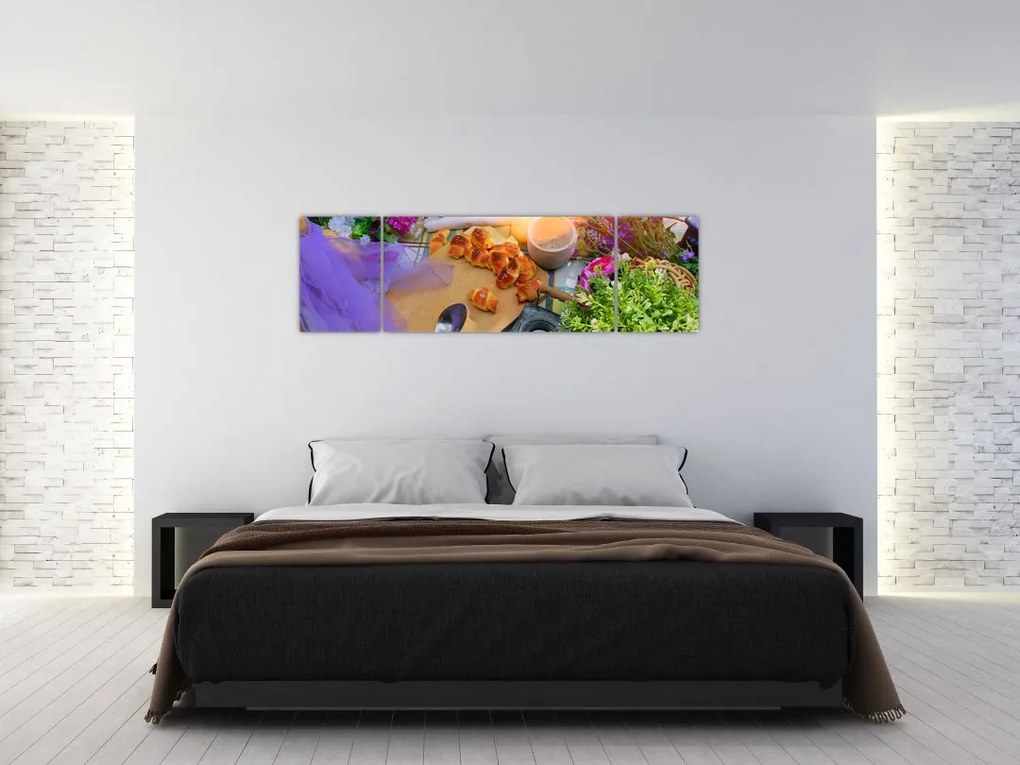 Obraz - letni piknik (170x50 cm)
