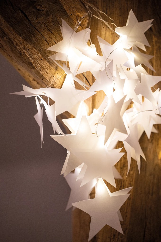 Wiszący łańcuch świetlny LED DOUBLE STAR