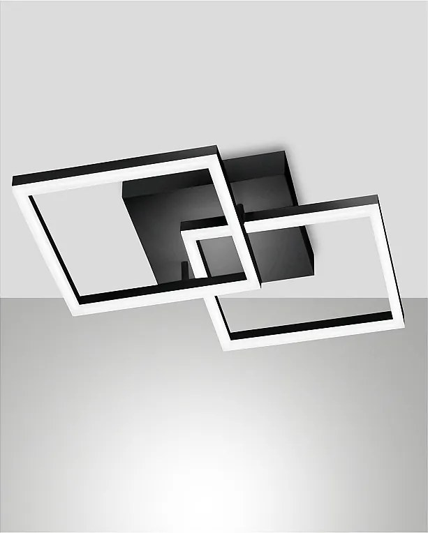 BARD nowoczesna lampa sufitowa LED 39W czarna 3394-22-101 Fabas Luce