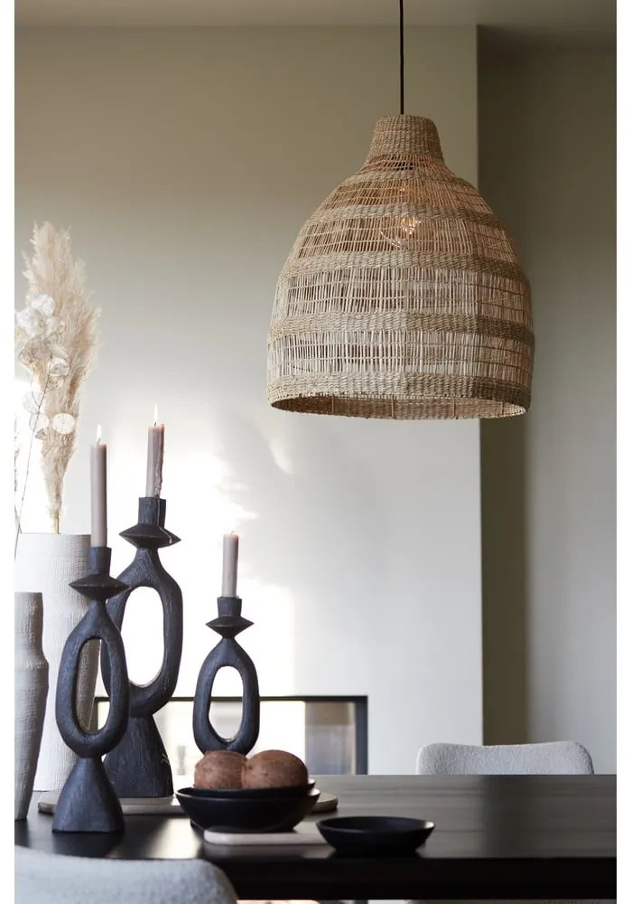 Lampa wisząca z kloszem z trawy morskiej ø 50 cm Sagar – Light & Living