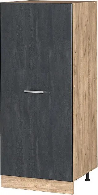 Wysoka szafa czarny beton 60x57x143 r-line